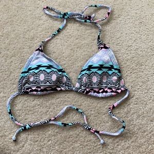 Tribal Print Bikini Top